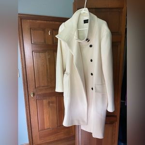 Large Ann Taylor Wool Blend Coat